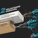 Parafusadeira Furadeira 48V 2 Baterias Com Maleta e Acessórios Completo